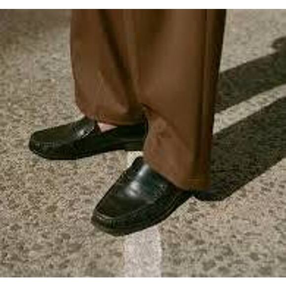 Maryum Nassir Zadeh Women's Alan Loafer Black Leather Size EU 41/10 - Picture 1 of 7